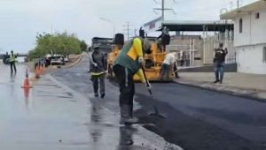 Mil toneladas de asfalto vertieron en Maracaibo