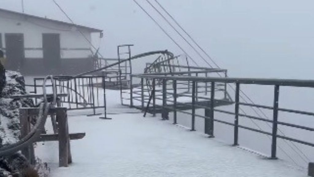 Parque Sierra La Culata en Mérida registró tercera nevada del año