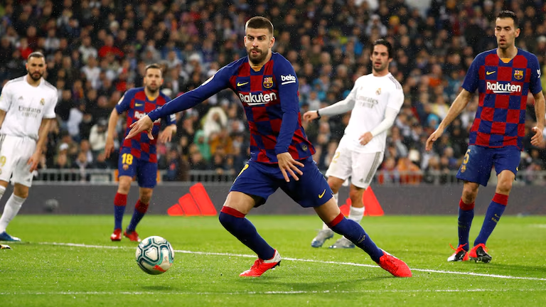 El provocador mensaje de Piqué tras la victoria del Barcelona sobre Real Madrid en la Copa del Rey
