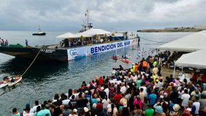 Porteños participaron en la Bendición del Mar