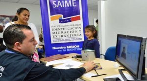 El Saime desplegará del 28 de abril al 21 de mayo operativos de cedulación en las 23 parroquias de Caracas