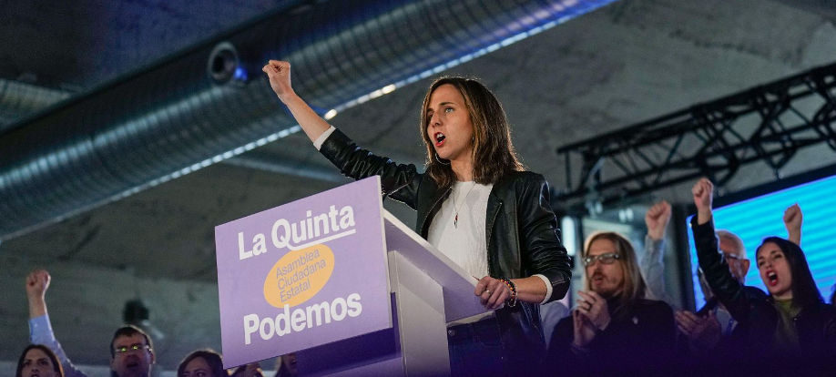 "Es hora de volver a poner en pie una izquierda de poder", Ione Belarra es reelegida líder de Podemos