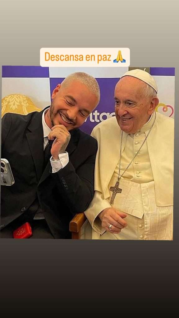 papa francisco j balvin
