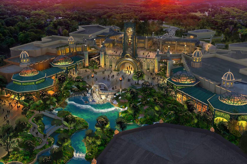 cinco grandes reinos, atracciones innovadoras y la ambición de destronar al parque más famoso del mundo