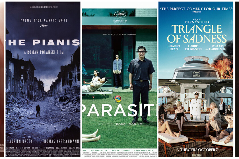 Las Palmas de Oro en el Festival de Cannes durante el siglo XXI, ordenadas de peor a mejor