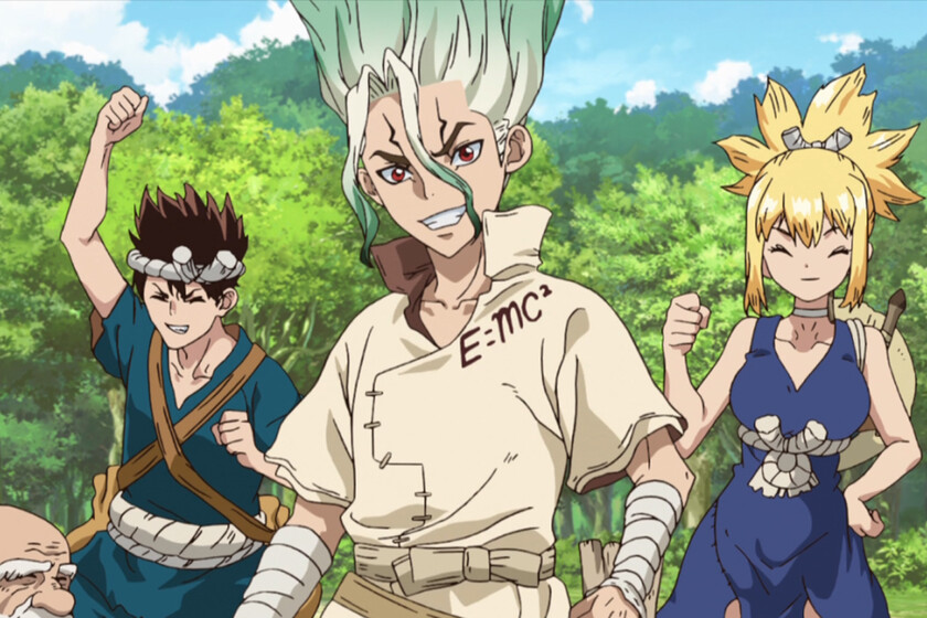 'Dr. Stone', orden de visionado y dónde ver en streaming el genial anime post-apocalíptico para no perdernos ningún avance científico de Senku