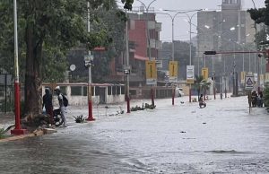 Colapsan drenajes en Acarigua-Araure por fuertes lluvias
