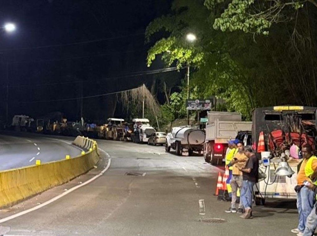 Comenzaron trabajos en la Panamericana