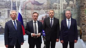 Delegación rusa da sus primeros comentarios tras la reunión con Ucrania (Declaración Completa)