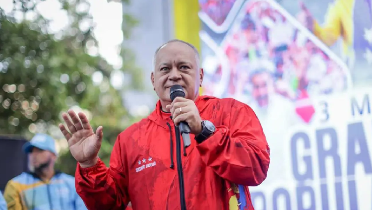 Diosdado Cabello pide estar 'vigilantes' para que 'no haya manifestaciones' el día de las elecciones
