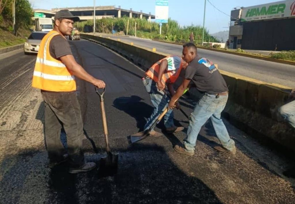 Han colocado 4.460 toneladas de asfalto en la Panamericana