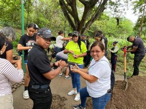 Inician plan de reforestación de parques y zonas verdes en Guarenas