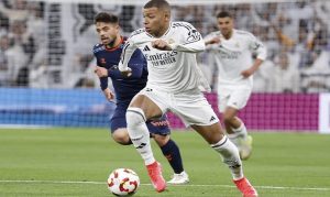 El Real Madrid sufrió pero ganó 3-2 al Celta con doblete de Mbappé