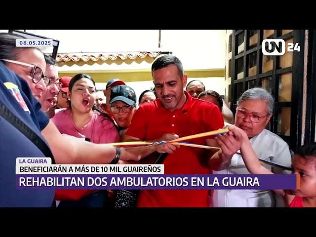 Rehabilitan dos ambulatorios en La Guaira