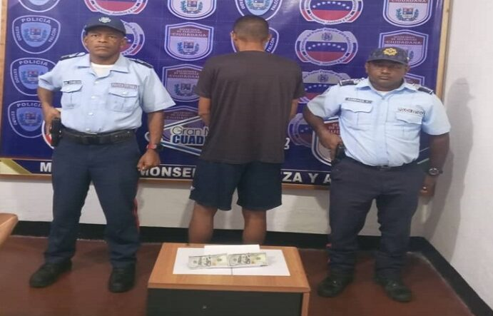 Capturado empleado de posada en Falcón por robar 200 dólares