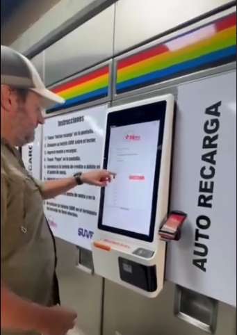 Sistema Metro incorpora máquinas para recarga de tarjetas Suve