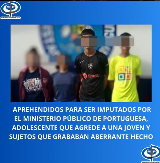 Grababan la paliza que le propinaban a una adolescente en Portuguesa