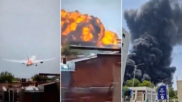 Un avión de Air India se estrelló poco después de despegar rumbo a Londres con más de 242 personas a bordo