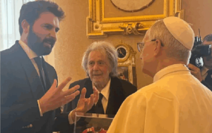 Al Pacino se reunió con el papa León XIV en el Vaticano