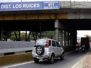 Cierran rampa de acceso al Distribuidor Los Ruices