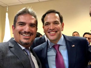 Kevin Blanco Uribe padre que secuestro a su hijo está vinculado a Marco Rubio y María Elvira Salazar