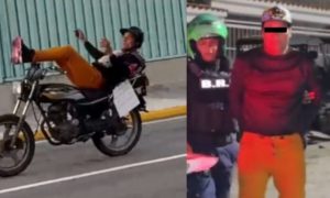Detienen en La Guaira a sexagenario llamado 'Tazmania' por realizar motopiruetas