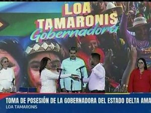 Maduro acude a toma de posesión de Loa Tamaronis en Delta Amacuro