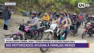 Motorizados se unen para ayudar a familias en Mérida