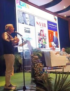 Poeta Saab presentó sus obras en la Filven de Barquisimeto