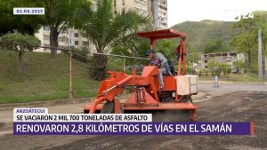 Renovaron 2,8 kilómetros de vías en El Samán en el estado Anzoátegui