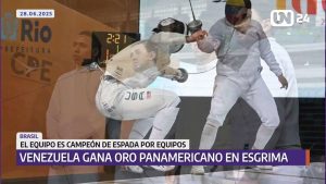 Venezuela conquista el oro Panamericano en esgrima