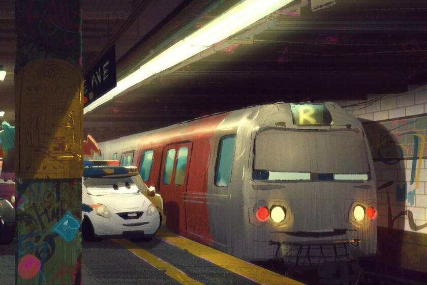 El cancelado spin-off de 'Cars' sobre trenes que prometía ser una mezcla entre 'The Warriors' y '¡Jo, qué noche!'