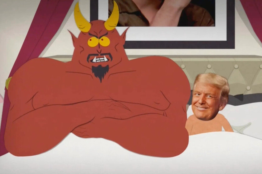 'South Park' muestra a Donald Trump acostándose con Satán justo después de haber firmado un acuerdo millonario con Paramount, que quiere estar a buenas con el presidente