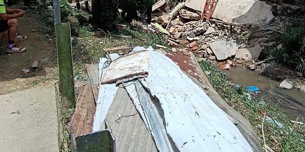 Colapsó puente improvisado en Baruta durante recorrido de candidato