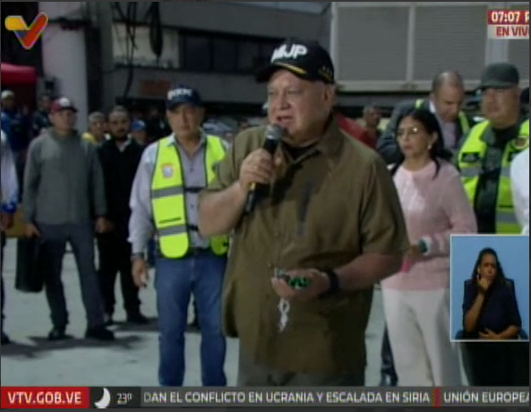Cabello: Bukele ordenó disparar a venezolanos secuestrados al liberarlos