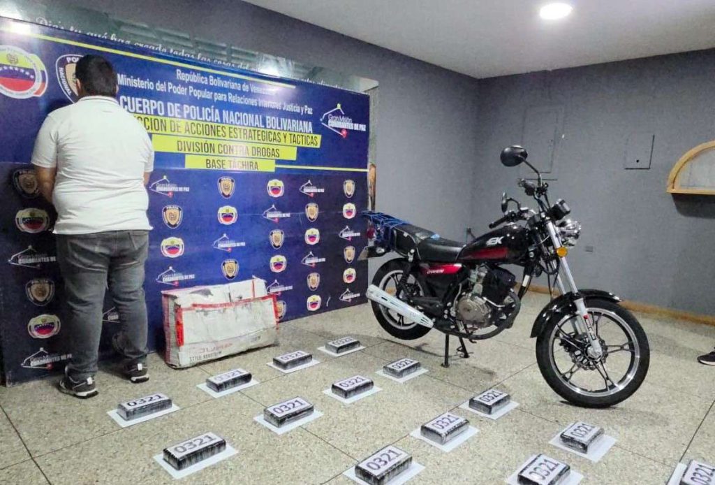 Capturan dos sujetos con 20 kilos de cocaína en Táchira