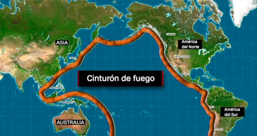 La zona más riesgosa e inestable del planeta, origen del masivo terremoto en Rusia