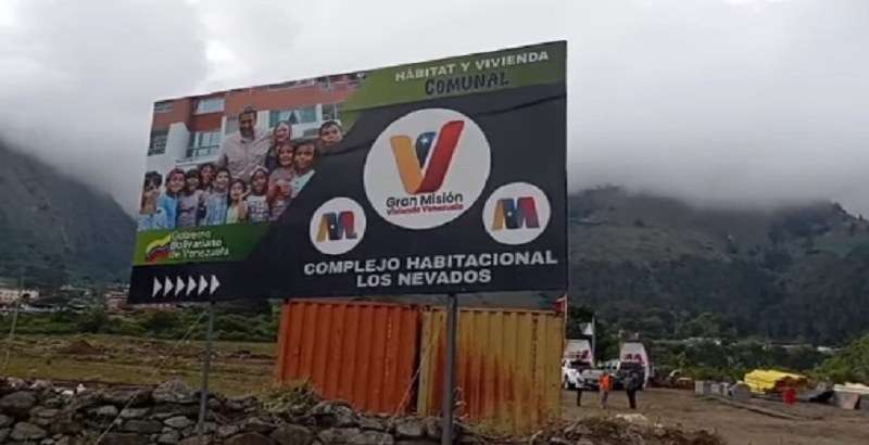 Construyen urbanismo “Los Nevados” para familias afectadas en Mérida
