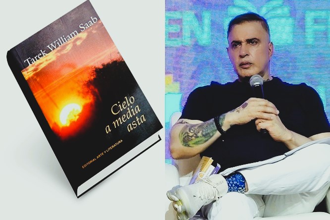 Tarek William Saab y sus 45 Años de trayectoria literaria; ‘Cielo A Media Asta’ ¡Poesía revolucionaria en su máxima expresión! - FOTO