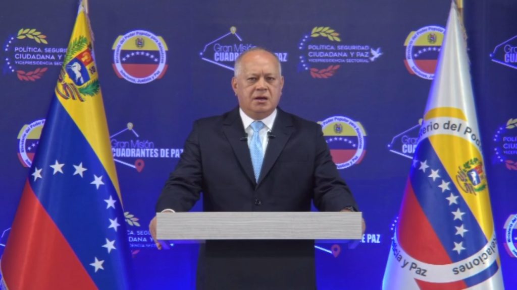 Cabello anunció captura de Gerson Parra principal testaferro en la compra de armas para trama conspirativa