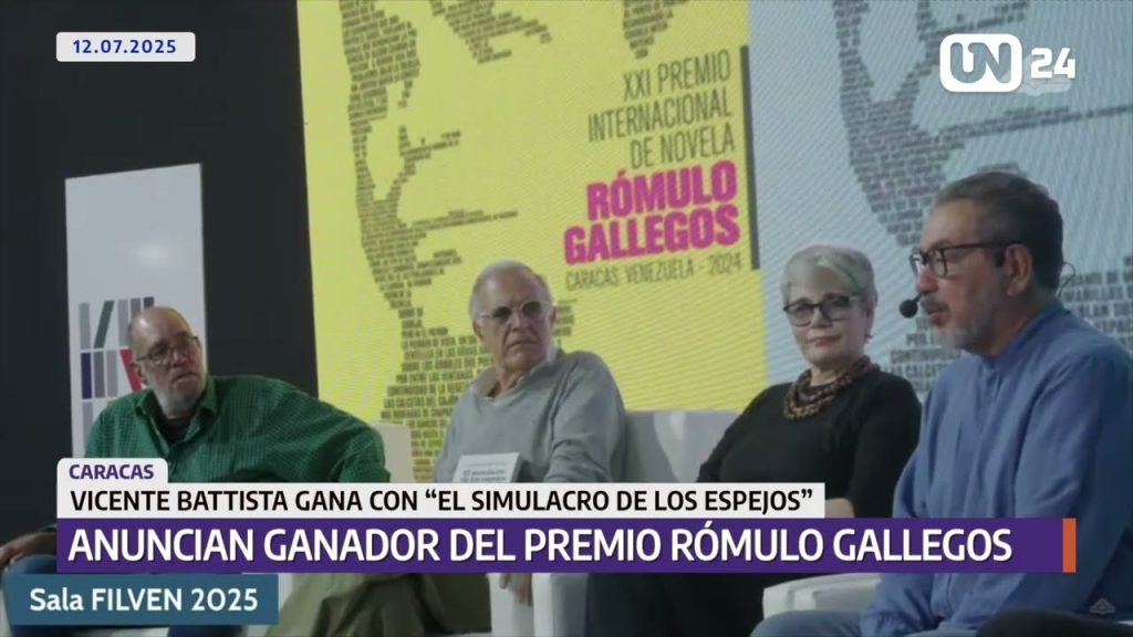 El simulacro de los espejos gana el premio Rómulo Gallegos