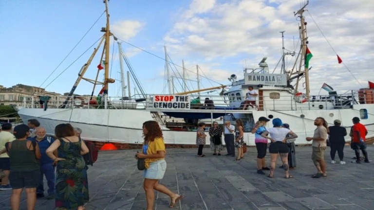 Flotilla de la Libertad: Handala zarpa rumbo a Gaza desde Galípoli en Italia