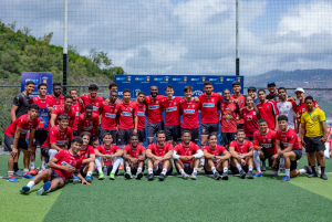 Los aficionados del Caracas FC conocieron a su equipo favorito en un entrenamiento abierto