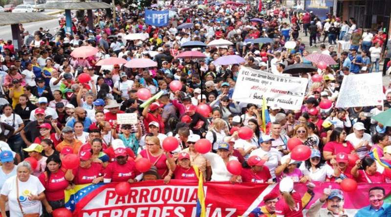 Pueblo celebra 71 cumpleaños de Chávez y la victoria electoral revolucionaria