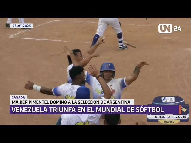 Venezuela da el primer golpe en Mundial de Softbol