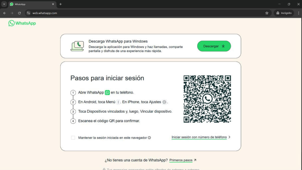 WhatsApp Web permite enviar archivos de hasta 2 GB