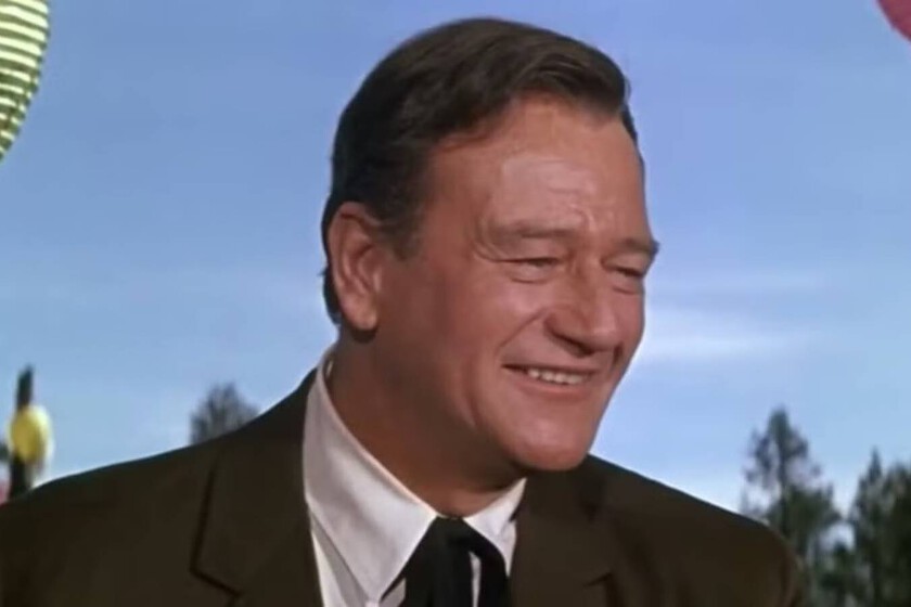 John Wayne no siempre fue un tipo duro en el western. También nos hizo reír con una comedia donde se autoparodiaba
