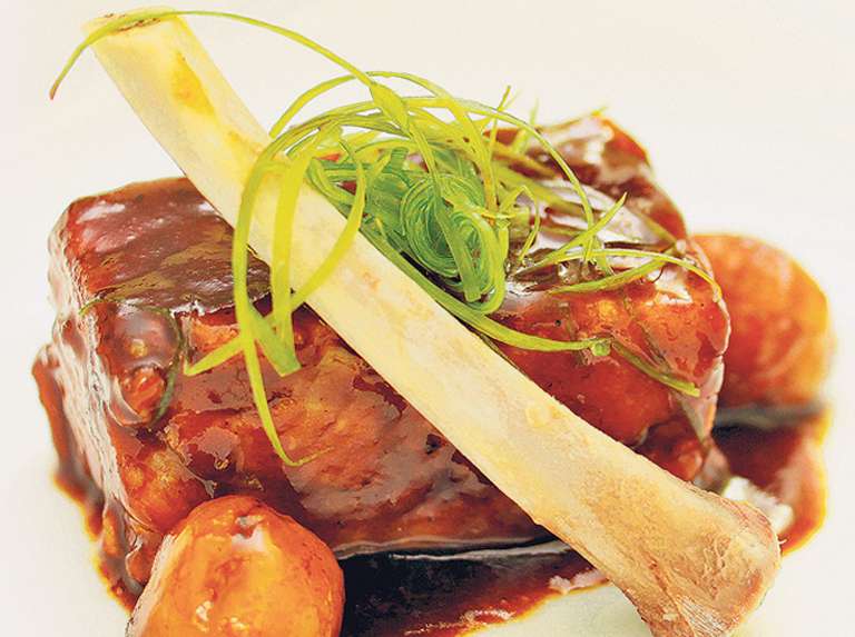 Asado negro de costilla de cerdo