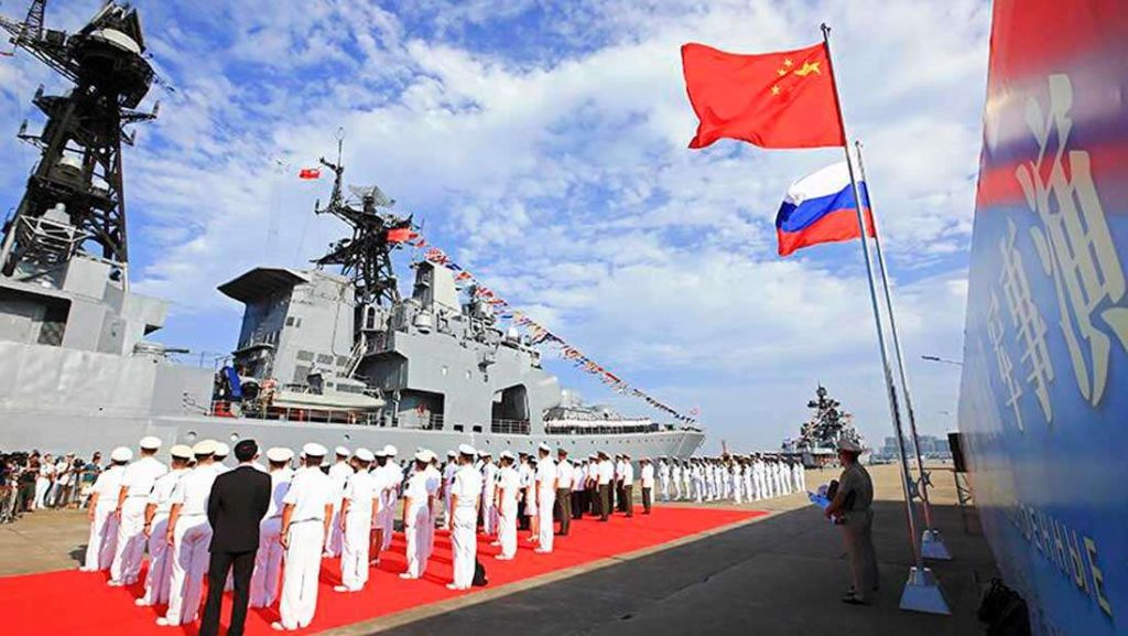 China y Rusia realizan ejercicios navales en el Mar de Japón