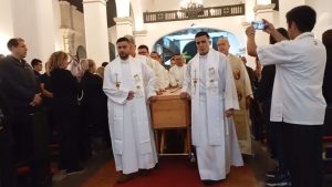 Despiden en capilla ardiente durante 3 días a monseñor Mario Moronta